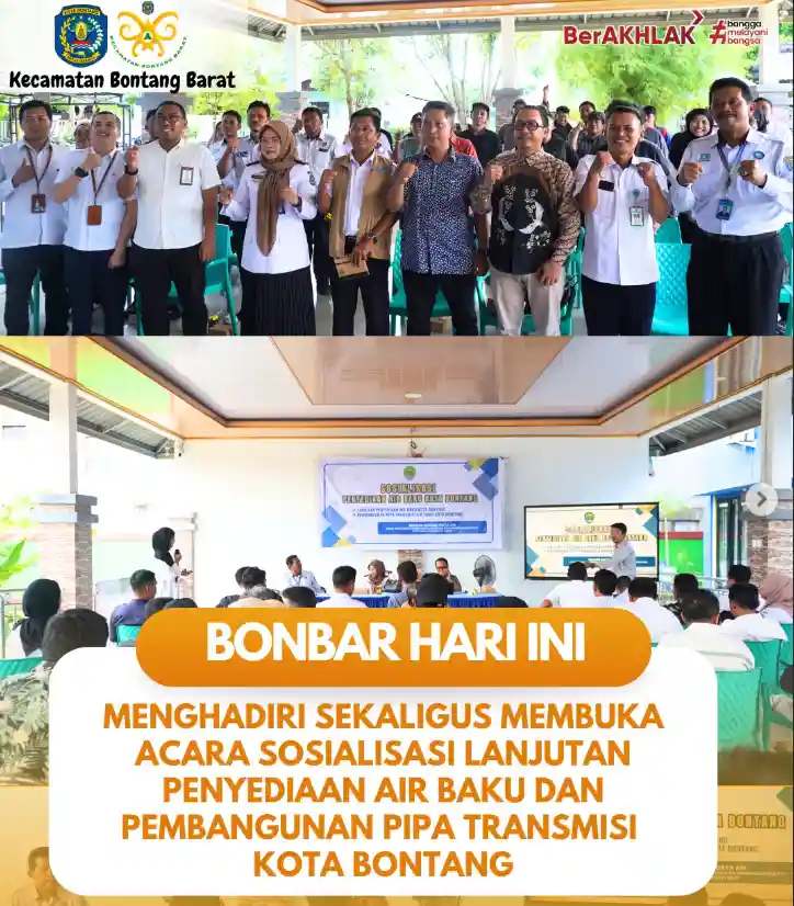kegiatan Sosialisasi lanjutan Penyediaan Air Baku Kota Bontang dan Pembangunan Pipa Transmisi Air Baku Kota Bontang