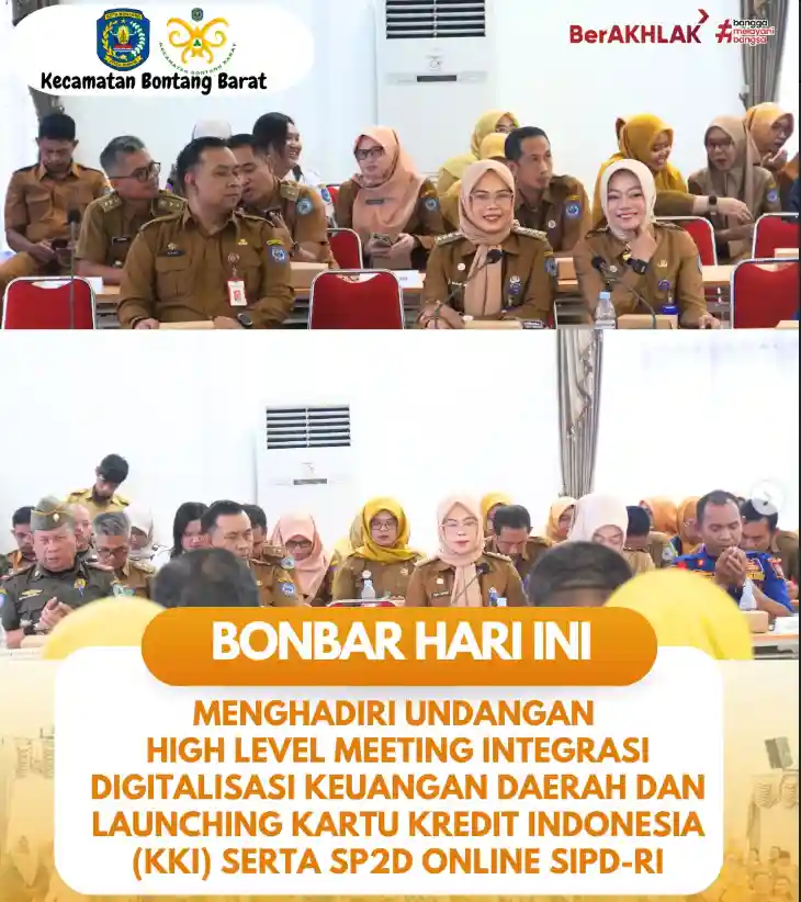 High Level Meeting dan Launching Kartu Kredit Indonesia (KKI) serta SP2D Online SIPD-RI di Lingkungan Pemerintah Kota Bontang